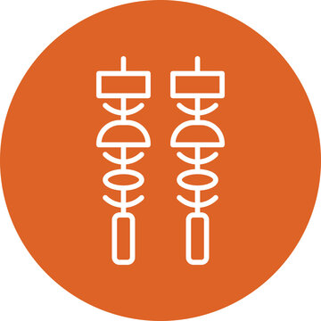 recommend clip art: Skewer line circle icon
