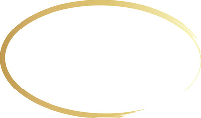 Gold oval grunge frames. Luxury design