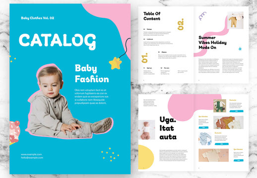 Colorful Baby Fashion Catalog