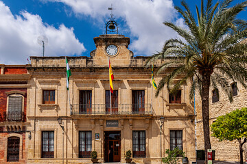 Naklejka premium Rathaus, Bornos, Andalusien, Spanien