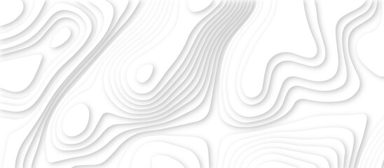 Abstract White paper cut background with lines.3d realistic papercut decoration textured with wavy layers. modern wallpaper texture and 3d realistic design use for banner flyers, posters.	