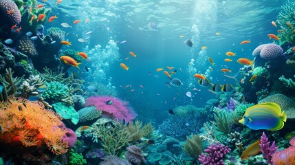 Exploring the Colorful Depths: Scuba Diving Amongst Diverse Marine Life in an Underwater Wonderland