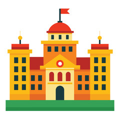 Military Academy Vector illustration 