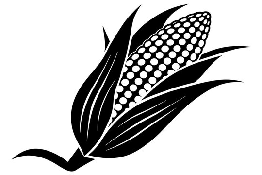 recommend clip art: corn silhouette vector illustration
