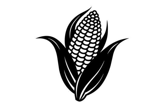 recommend clip art: corn silhouette vector illustration