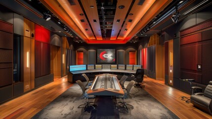 Unleashing Creativity: Modern Recording Studio with High-End Audio Equipment for Artistic Masterpieces