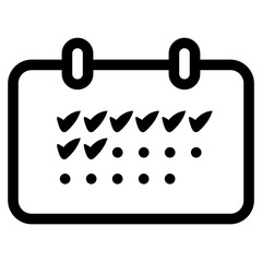 calendar checklist date icon