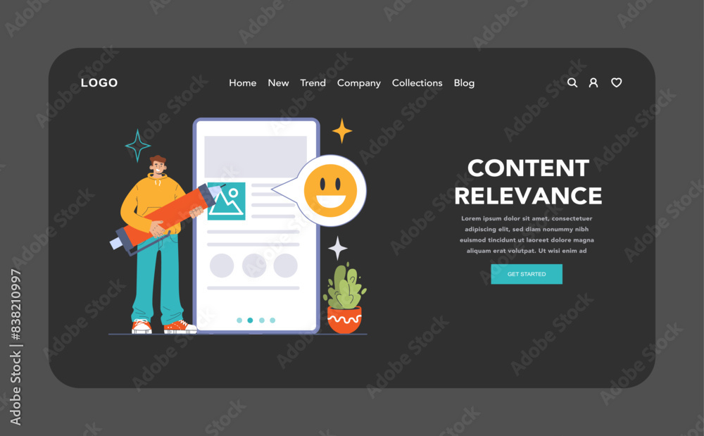 Canvas Prints website analysis dark or night mode web or landing. conversion rate