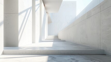 Obraz premium Abstract Modern Minimalist Architecture Design Background