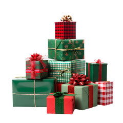 Fototapeta premium christmas gift boxes