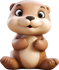 Naklejka premium otter