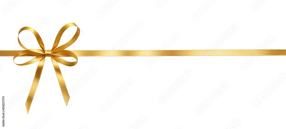 Canvas Prints ribbon bows on a transparent background