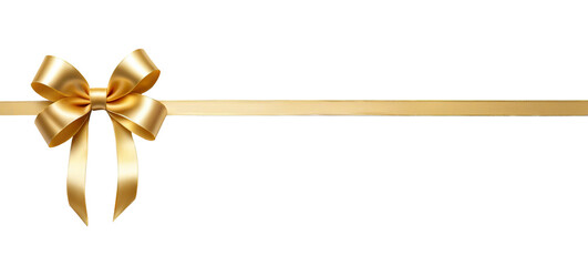 ribbon bows on a transparent background