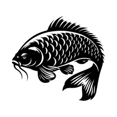 black and white fish