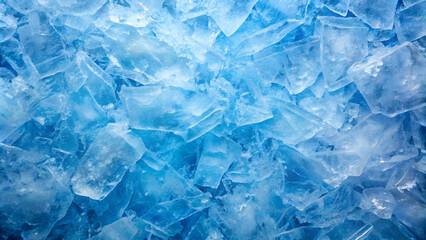 Obraz premium blue ice texture background