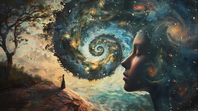 standing on the edge of the galaxy, Life Force Energy, Spirituality and Expanded Awareness, Consciousness and awakening