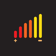 Audio icon flat design