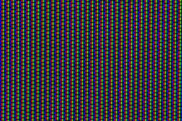 Color dot of a CRT TV screen (cathode ray tube) Shot using a macro technique, showing the details...