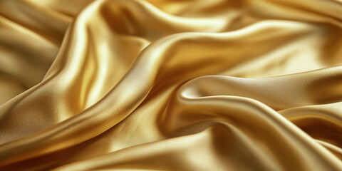 Fototapeta premium Elegant gold fabric background, luxury wallpaper