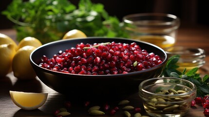 red currants in a bowl