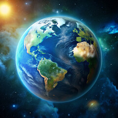 Obraz premium earth in space