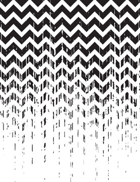 Vector black and white transition gradiend background,pattern made of a zigzag arrows shape, grunge graphic backdrop, texture vector background template. Vector Formats illustration 
