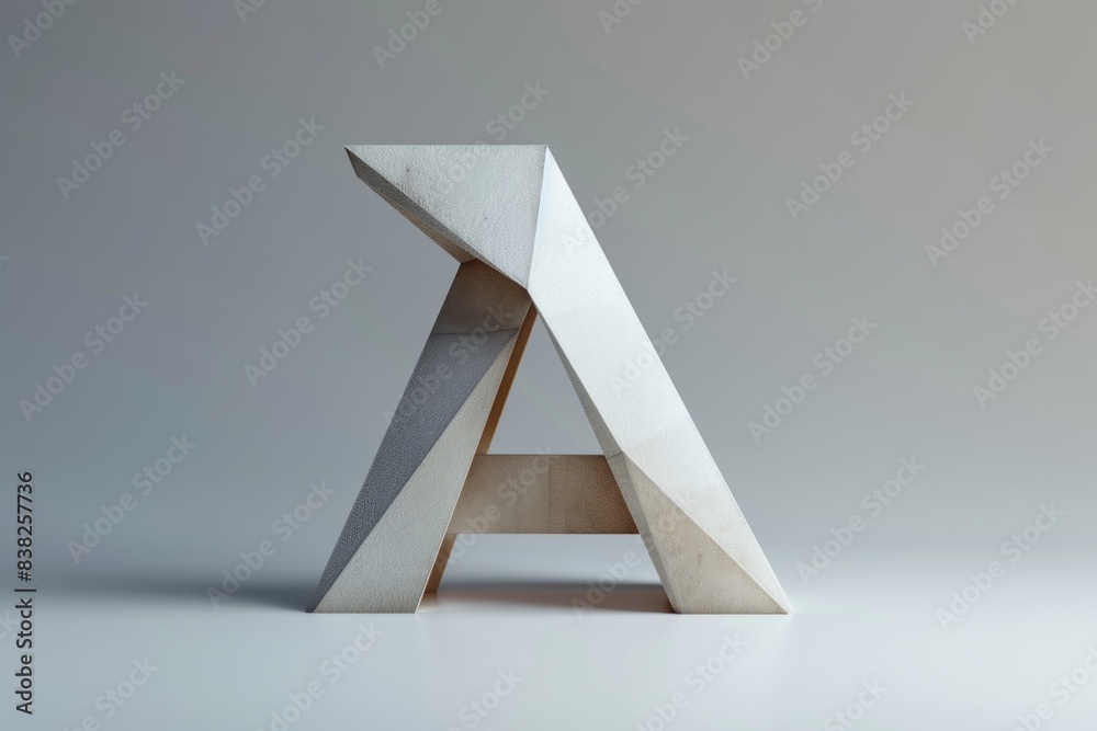 Poster a small, unique stool made from paper, ideal for use in creative projects or as a decorative item