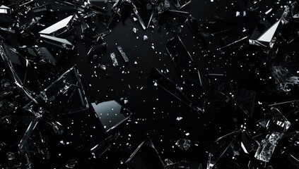 Rendering of a cracked surface in 3D. Modern background design with wall destruction.