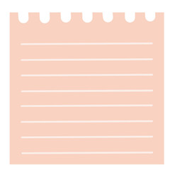 sticky note clipart decorate notebooks and diaries in a vintage and minimalist style.