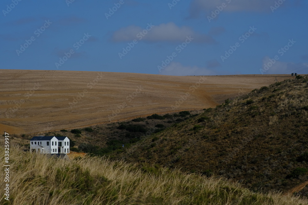 Wall mural farm house landscape