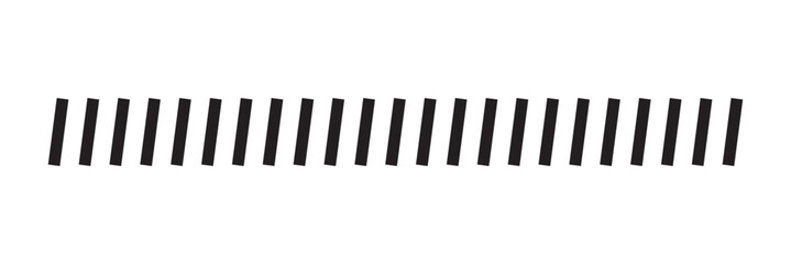 Slash line. Border with diagonal lines. Angle of tilt stripes. Diagonal parallel lines slash divider tilt strip geometric border vector.