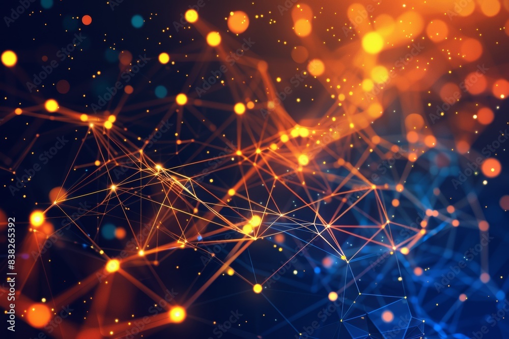 Poster a blockchain is used to protect and store digital data. a neural network is used to learn informatio