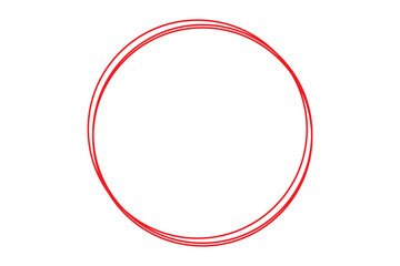red hand drawn circle for highlighting text