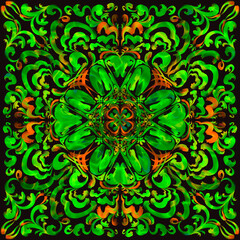 Ukrainian motifs, modern ornament, interpretation, traditional pattern, floral pattern, bright, fabric print, ethnic, elegant, exquisite, national treasure, fashionable, print template, modern art