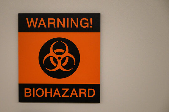warning biohazard sign 