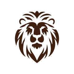 Lion Head Logo Design Illustrator Art Lion Logo