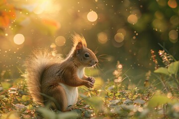 Obraz premium Squirrel in nature