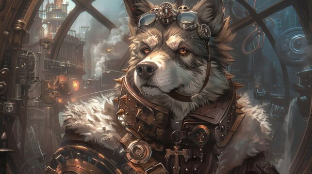 Steampunk Alusky