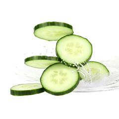 slices of cucumber