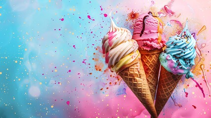 A neighborhood ice cream social with homemade desserts