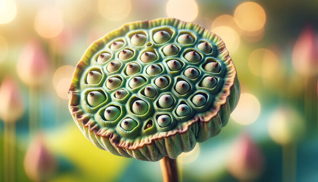 トライポフォビア集合体恐怖症と蓮の花托1