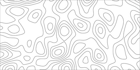 Topographic elevation assignments map background geographic line. Geographical map shades with wavy pattern. Contour line light topographic curvy wave mountain reef. 