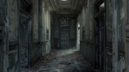 Abandoned Building Spooky Vibe Mystery