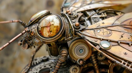Fototapeta premium Steampunk Flea