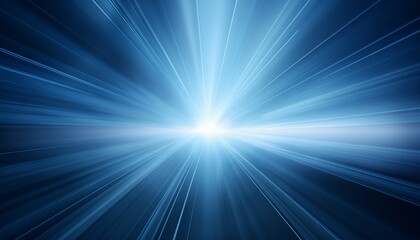 Obraz premium blue rays of light