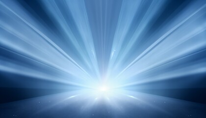 Obraz premium blue rays of light