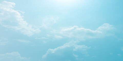 blue sky clouds Cirrocumulus soft effect vintage surface white effect background image wallpaper space for text template canvas light bright 