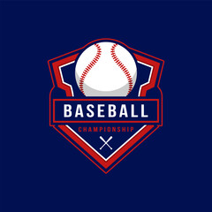 baseball logo badge template