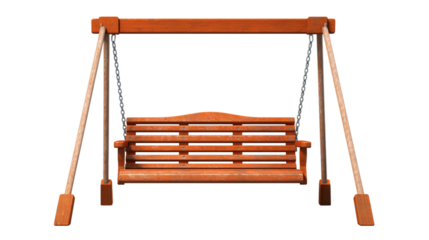 swing set, isolated on a white background.