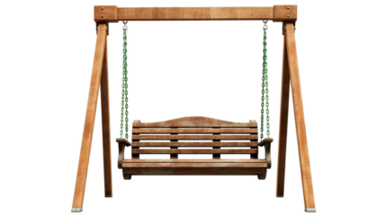 swing set, isolated on a white background.